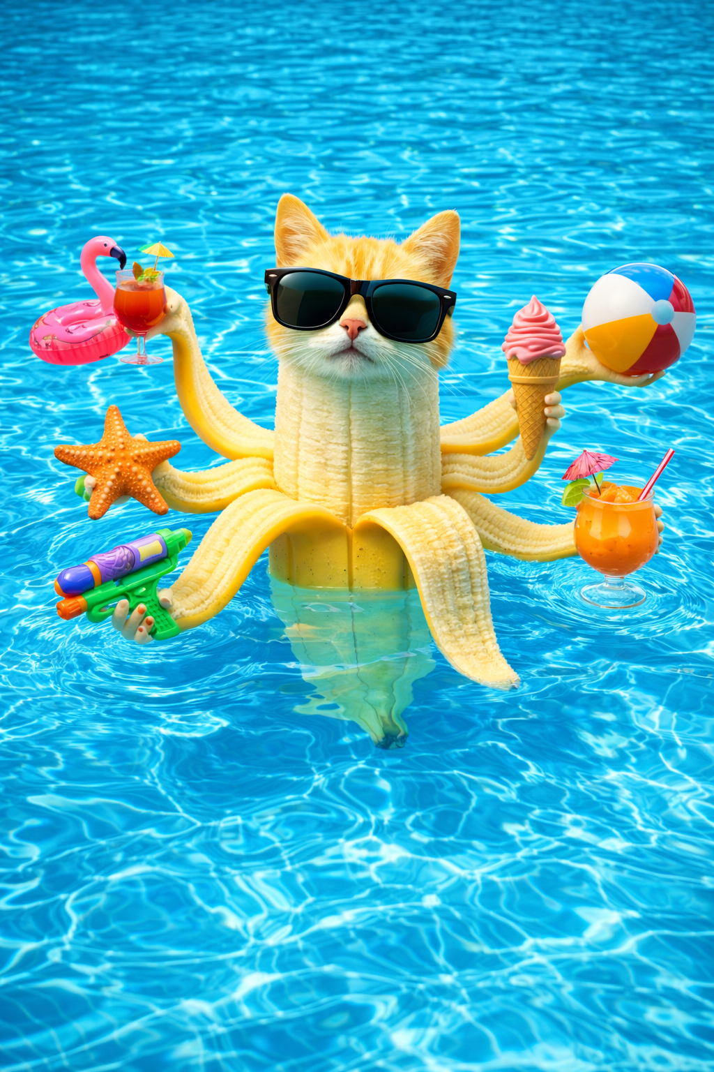 Banana Cat :D (Swimmy time)